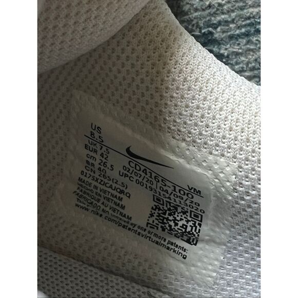 Nike White Black Air Max Excee Style CD4165-100 Men\'s 8.5 main image 6